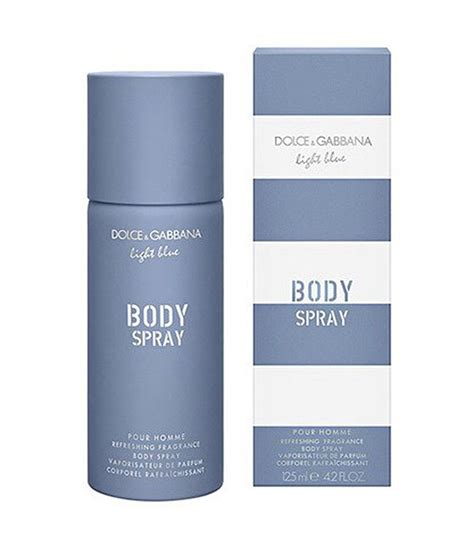 body spray dolce gabbana|d&g light blue body spray.